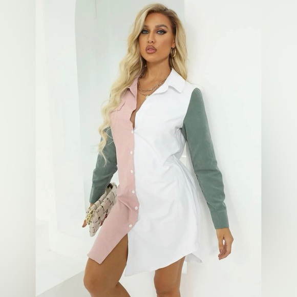 Button up shirt dress. - Picture 1 of 1